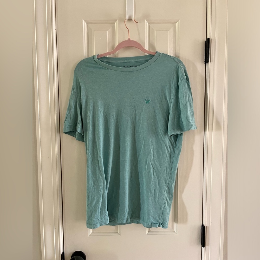 American Eagle Teal Men’s Short Sleeve - Standard Fit